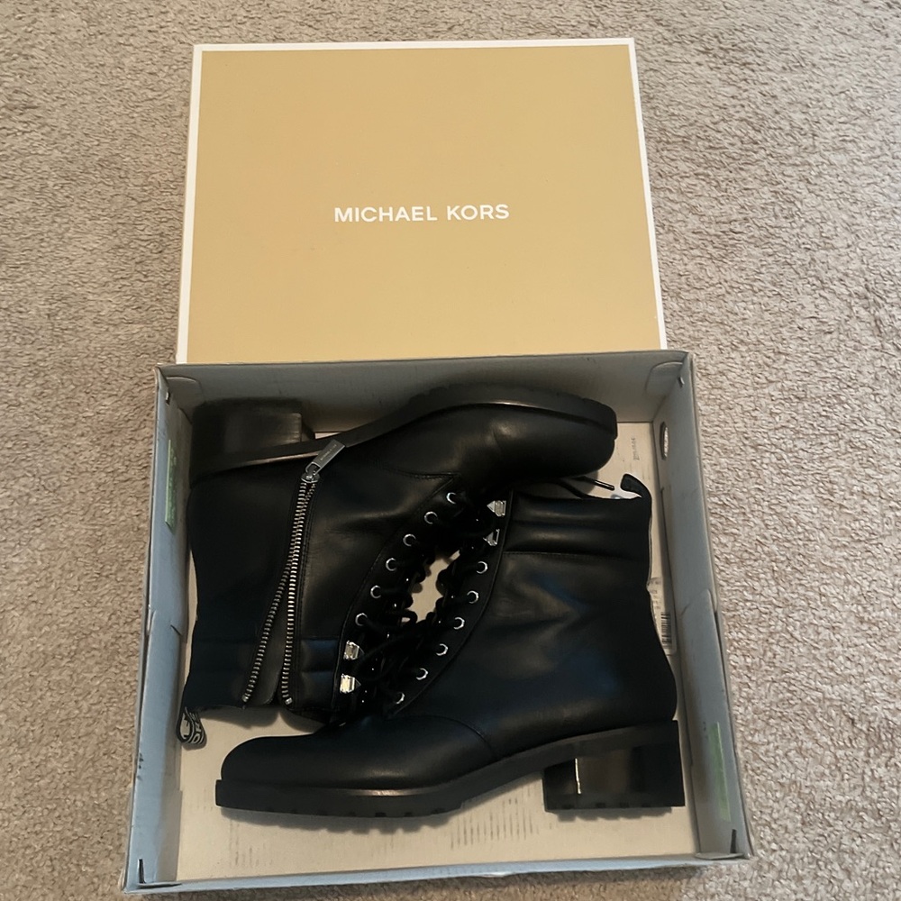 Black Micheal Kors boots
